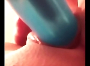 Dazzling Babe Dildoing Say no to Vagina - Closeup
